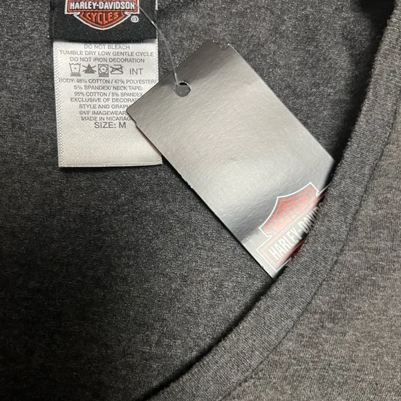 NWT- Harley-Davidson Gray Graphic T-Shirt -Appleton WI - Picture 3 of 3